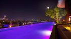 Sofitel So Bangkok Infinity Pool Night View