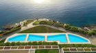 Aerial sharing pools minos palace Minos Palace Hotel Suites 2019.