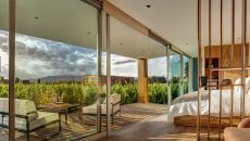 Vineyardlofts Interior Panorama 2022 AT Entre Cielos Wine and Wellness Hotel