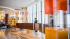Inter Continental Osaka front desk.