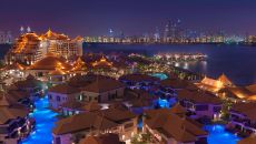 Exterior Shots Night 02 Anantara The Palm Dubai Resort