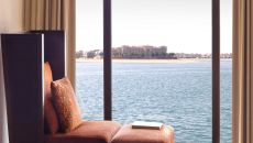 One Bedroom Over Water Villa Seating Area