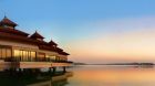 Over Water Villas at Sunset
