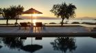 Beach Club and Pool Sunset