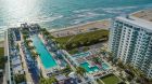 rooftop pool at 1 Hotel South Beach