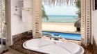 beach pool villa and beach villa bathroom anantara bazaruto island resort and spa