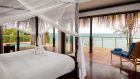 deluxe sea pool villa bedroom anantara bazaruto island resort and spa