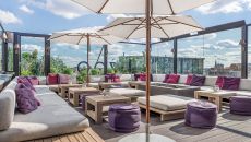 Hotel Zoo Berlin Rooftop Lounge Day 01 at Hotel Zoo Berlin