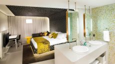 modern bedroom at W Bogota