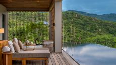 Amanoi, Vietnam Accommodation, Forest Wellness Pool Villa, Relaxation area and pool 14566 Amanoi 2024