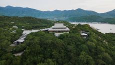 Amanoi, Vietnam Aerial, Central Pavilion 38060 Amanoi 2024