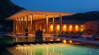 Beach Club Restaurant at dusk