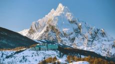 Hotel exterior, view of Mount Olivia