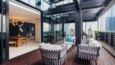 Penthouse balcony The Temple House