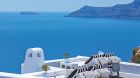 sun loungers at Canaves Oia Hotel