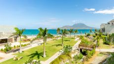 Courtyard Lawn Elevated View at Park Hyatt St. Kitts