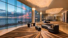 Conrad Manila Lobby sea view