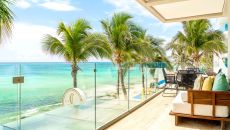 Thompson Playa del Carmen Beach House Balcony Suite Oceanfront balcony Thompson Beach House