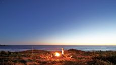 Bonfire at Bahia Vik