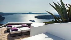 patio views The Vasilicos, Santorini