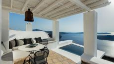 private pool views The Vasilicos, Santorini