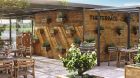 The terrace restaurant.
