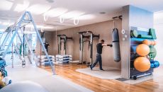 gym at Nikki Beach Dubai