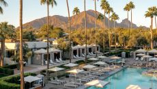 Exterior Turquoise Pool at Andaz Scottsdale