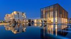 See more information about The Oberoi, Al Zorah  Main  Facade    Overview    Evening