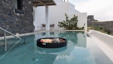 Santo Pure Floating Breakfast 09 at Santo Pure Oia Suites and Villas