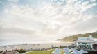 beach bay club sunset