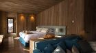 rustic wooden bedroom