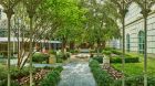 Garden courtyard.