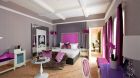 pink bedroom at Aria Hotel Budapest