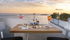 Gold Champagne Bar Aperitif  at Villa Franca