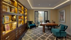 Presidential Suite Library AT Taj Dubai