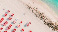 beach aerial