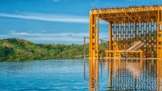 Catalinas Pool main cabana view