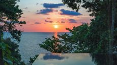  Ocean  Pool  Villa  Suite sunset