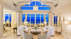 Penthouse living room evening