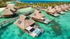 Aerial View Pool Overwater Villa