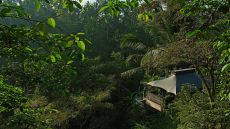 Ubud accommodation rivertent exterior 