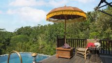 Ubud accommodation kelikivalleytent infinity saltwaterpool