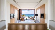 Hotel ocean view from bedroom Silversands Grenada