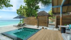 Adjoining Villa at Four Bedroom Beach Pool Residence at Vakkaru Maldives