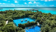 Tennis and Padel Tennis Court at Vakkaru Maldives