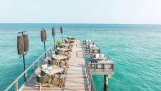Lagoon Bar aerial at Vakkaru Maldives