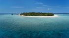 Vakkaru Maldives island view from water