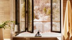 Accommodations Creek House Bathroom 2021 2 at Lodge at Blue Sky