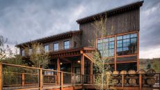 Distillery Exterior with Bridge, Spring